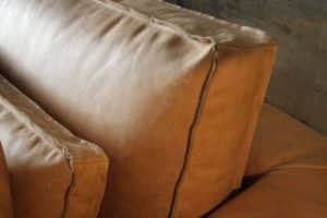 Leren hoekbank Elena detail