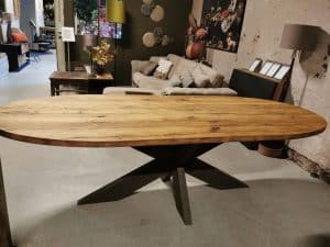 big oval tafel