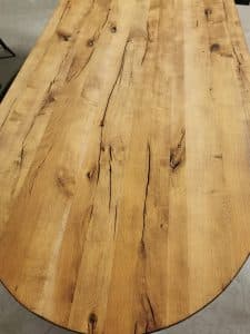 big oval tafel