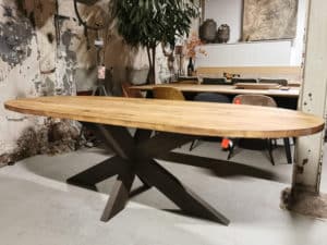big oval tafel