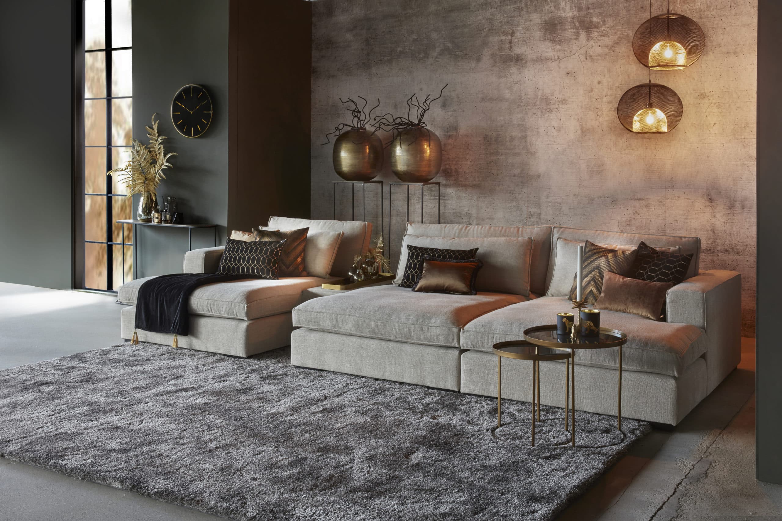 Loungebank Annabelle Triple Lazy met in between element