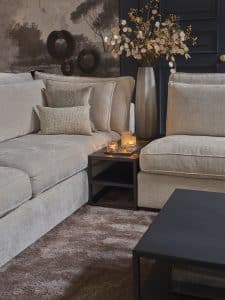 Hoekbank Annabelle Ottomane Stretch van Room108