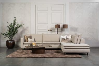 Hoekbank Nadine combineert luxe design met ultiem comfort