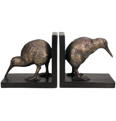 Boekensteun Vogels brons