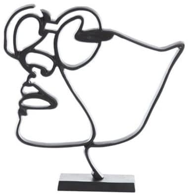 Ornament Gezicht Zwart