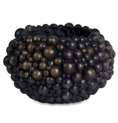 Vaas Globo Round Bowl antiek goud