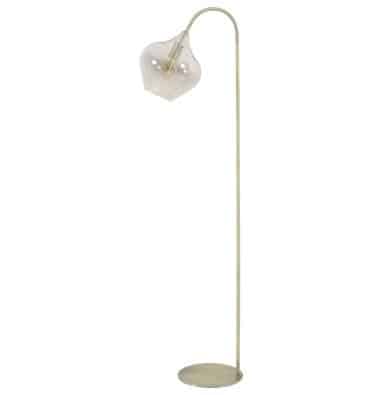 Vloerlamp Riccio goud