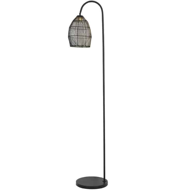 Vloerlamp Meya zwart