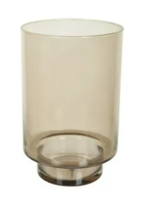 Candleholder Serré Tea Topaz Glass