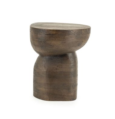 Bijzettafel Cobble bruin