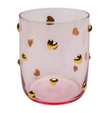 Glas party roze goud