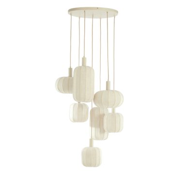 Hanglamp Tufia crème