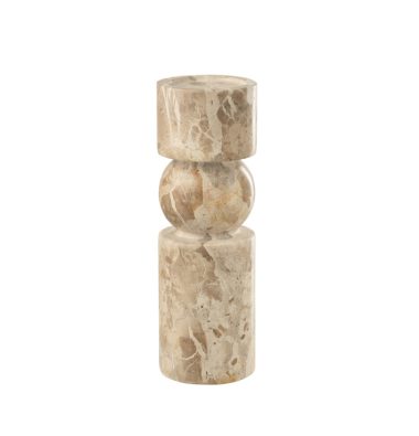 Kandelaar marmer beige