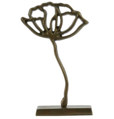 Ornament Papaveru antiek brons
