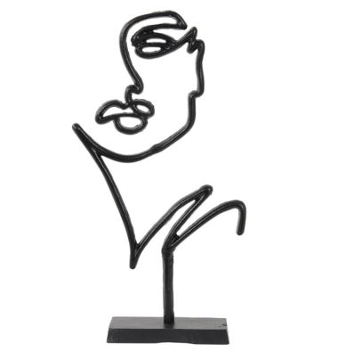 Ornament Gezicht zwart