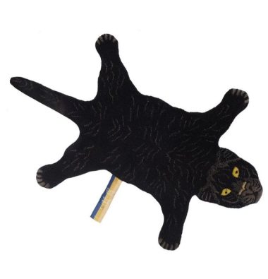 Doing Goods vloerkleed Fiery Black Panther