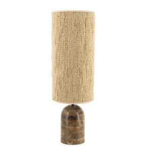 Tafellamp-hout-bruin-beige-jute-lampenkap