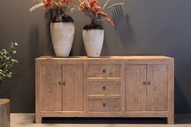 Uniek dressoir hout bruin