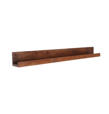 Wandplank Factory hout bruin