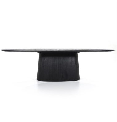 Eettafel Aurora Zwart Ovaal