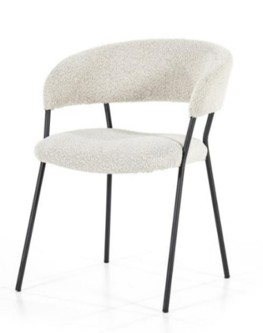 Eetkamerstoel Luka Beige Stof
