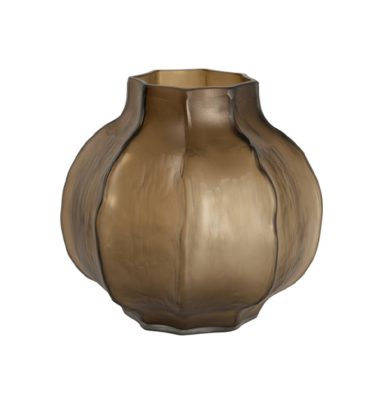Vaas TEJEDA glass matt dark brown