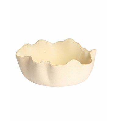 Dish  GASPAR ceramics matt cream+beige