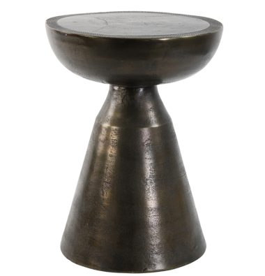Ronde Bijzettafel Porano Brons