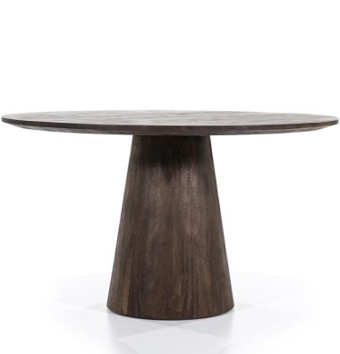 Ronde Eettafel Aurora Mangohout Bruin