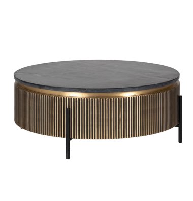 Salontafel Ironville Zwart Goud