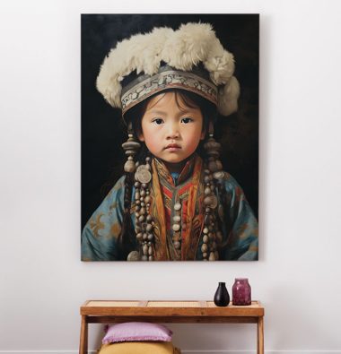 Wandkleed Traditional Child 1