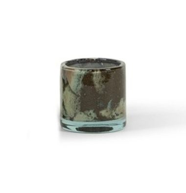 Waxinelichthouder camouflage bruin