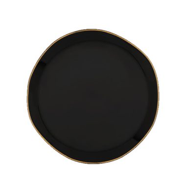 Good Morning Plate black