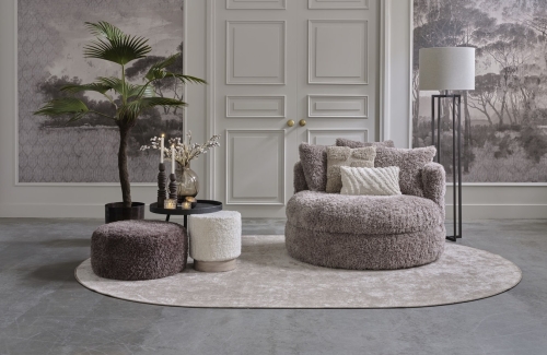 Fauteuil Elle Twist - Doodle Taupe