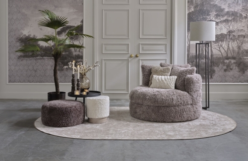 Fauteuil Elle Twist - Doodle Taupe
