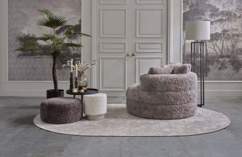 Fauteuil Elle Twist - Doodle Taupe