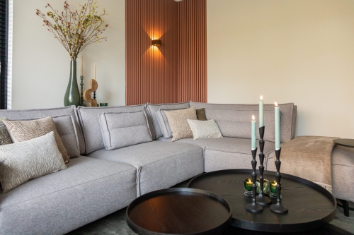 Hoekbank van Room108 in de stof Lund Grey 65