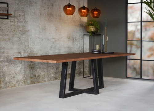 Eettafel-280-cm-recht-trapeze-poot-schuin