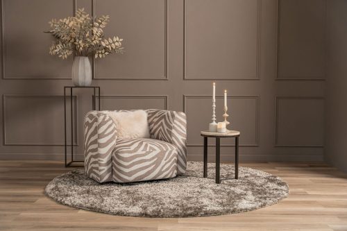 Fauteuil Emanuelle Twist - Jacky Big Zebra Wheat 8021
